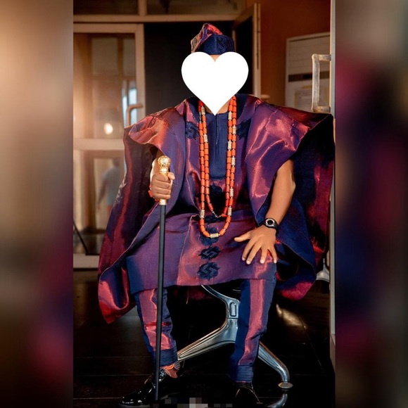 Traditional Asooke couples Set - Picture 6 of 7